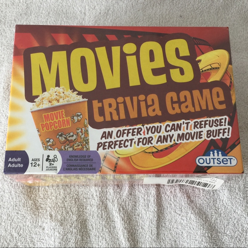 BRAND NEW Movies Trivia Game Outset 2018 SEALED